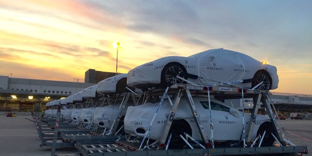 28 Maserati in partenza per Tokyo con AirBridge Cargo 28 Maserati in partenza per Tokyo con AirBridge Cargo